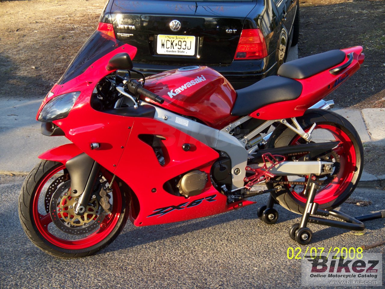 Kawasaki ZX6R Ninja poster